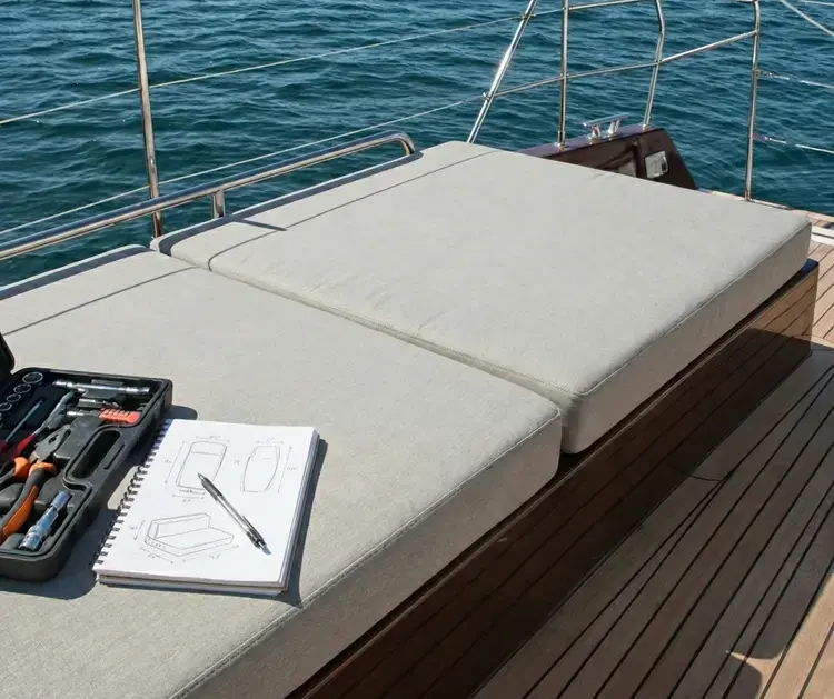 diseño y personalización de colchones para embarcaciones de todo tipo